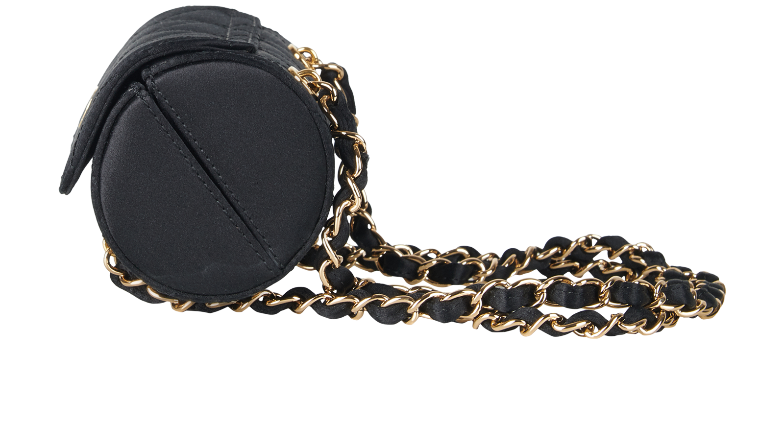 Mini Satin Barrel Bag, &pound;950, Bottom view